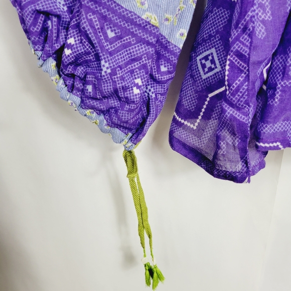 🆕️ D'ascoli Zyphire purple blouse - Picture 3 of 9